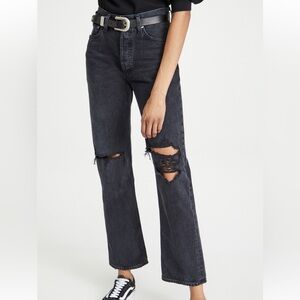 Agolde Lana mid rise in color:disorder